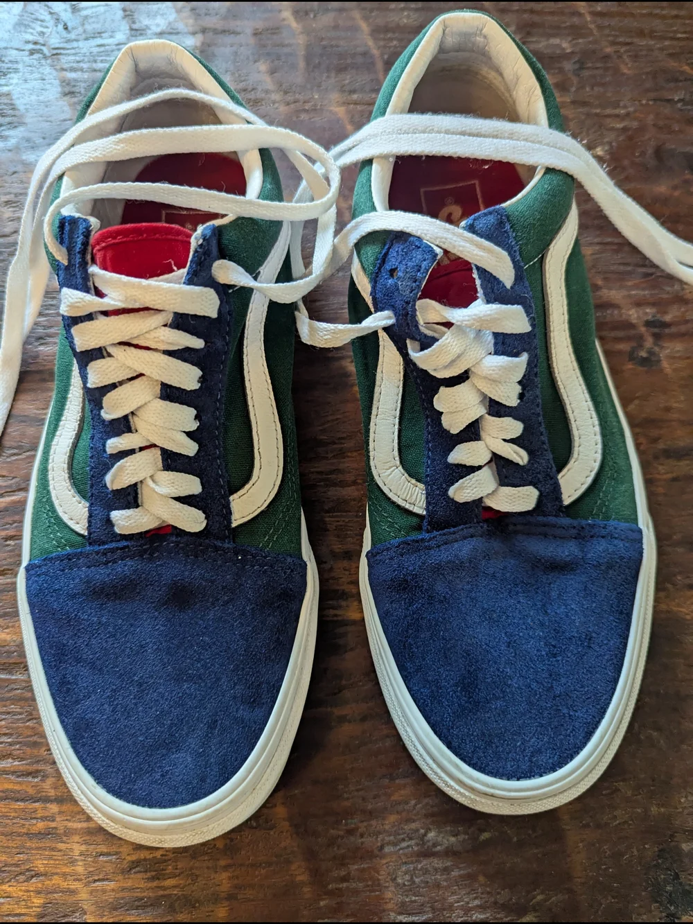 Multi Color Vans Sneakers.  W 10 / M 8.5